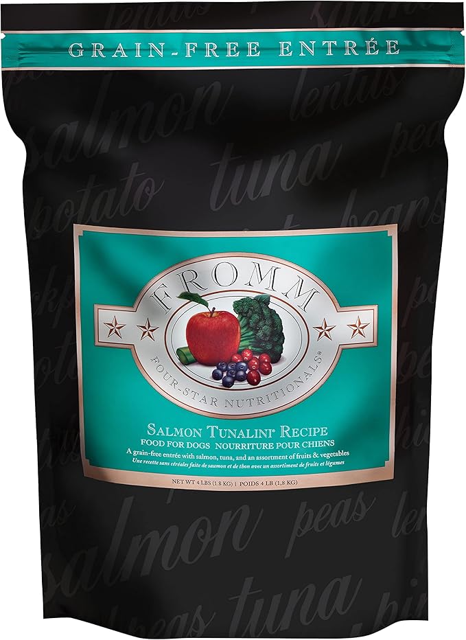 Fromm Four-Star Nutritionals Salmon Tunalini Dog Food - Premium Dry Dog Food - Salmon Recipe - 4 lb - PAWPICO
