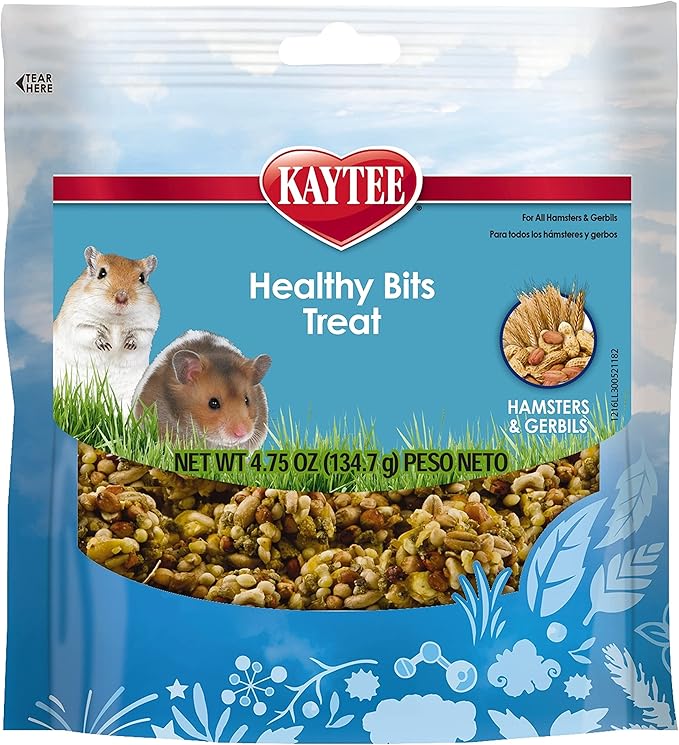 Kaytee Healthy Bits Treat - Hamster & Gerbil 4.75 oz Kaytee