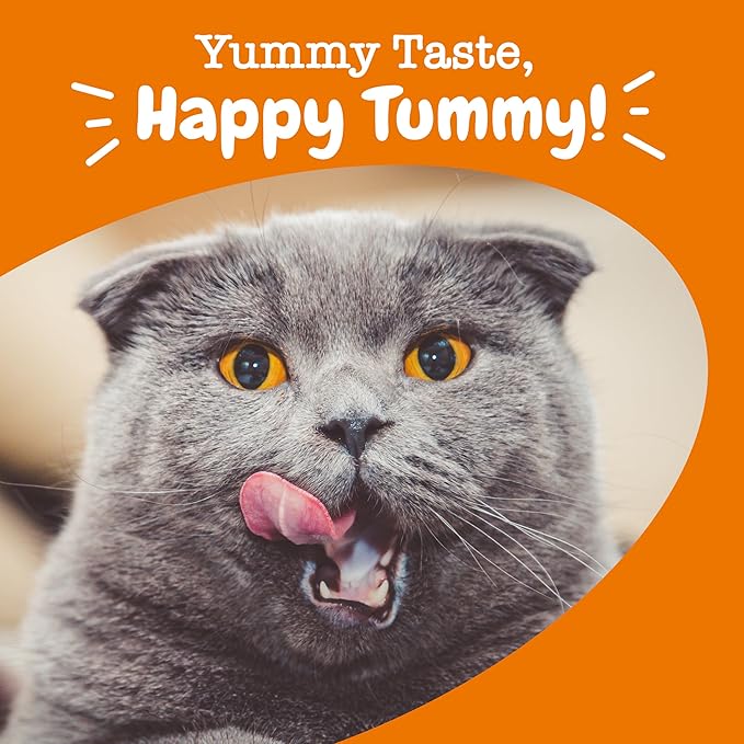 Zesty Paws Cat Mousse Squeezies Puree Cat Treats for Digestion - with Seaweed, Omega Fatty Acids, Antioxidants - Support for Digestive Health Cats - Chicken Flavor - 18 Count ZestyPaws