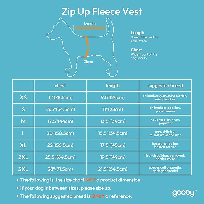 Gooby Zip Up Fleece Dog Sweater - Red, X-Small - Warm Pullover Fleece Step-in Dog Jacket with Dual D Ring Leash - Winter Small Dog Sweater - Dog Clothes for Small Dogs Boy and Medium Dogs - PAWPICO