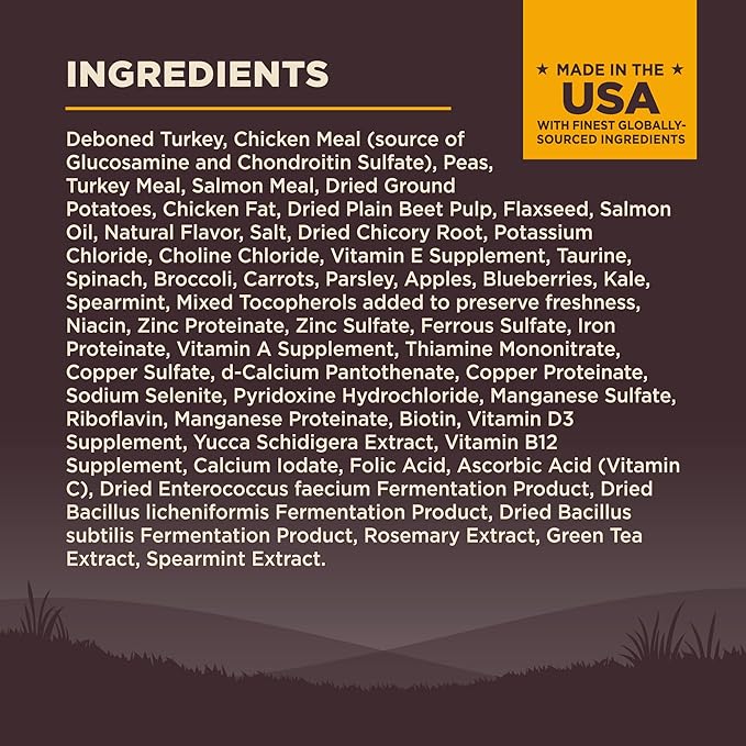 Wellness Natural Pet Food CORE Grain-Free High-Protein Small Breed Dry Dog Food, Natural Ingredients, Made in USA with Real Meat (Puppy ,Turkey, 12-Pound Bag) - PAWPICO