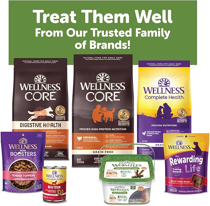 WHIMZEES by Wellness Long lasting Dog Chews Value Box: All Natural Grain Free Treats to Help Clean Teeth & Reduce Plaque & Tartar - for Dogs 40-60 Lbs - 24 Count - PAWPICO