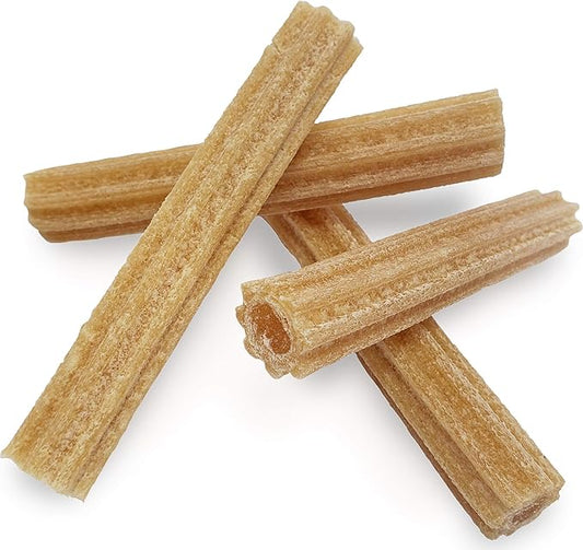 Himalayan Dog Chew Churro Yak Cheese Dog Chews, 100% Natural, Long Lasting, Gluten Free, Healthy & Safe Dog Treats, Lactose & Grain Free, Protein Rich, for All Breeds, Soft, Real Chicken Flavor, 4 oz - PAWPICO