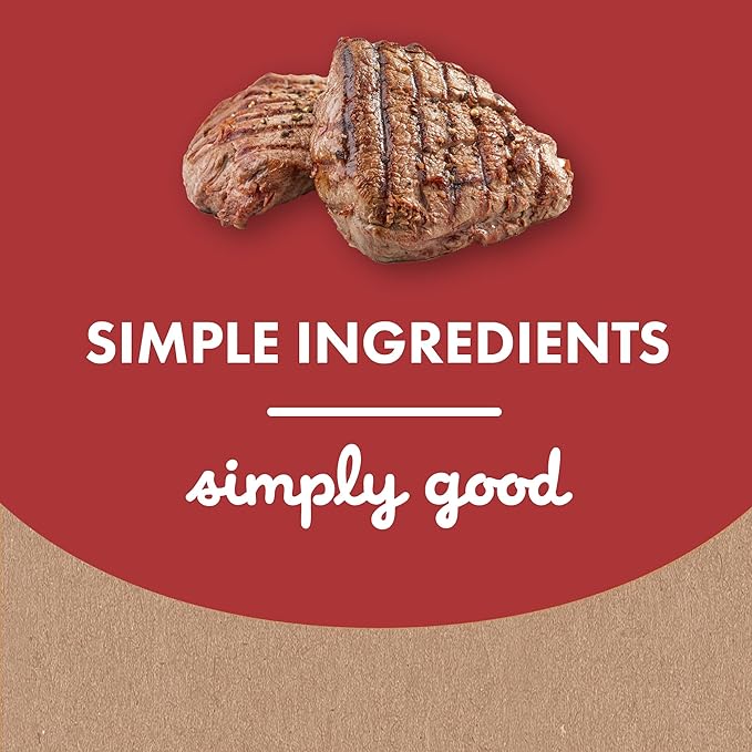 Buddy Biscuits Softies 5 oz Pouch, Grain-Free Soft & Chewy, Natural Grilled Beef Flavor Dog Treats, Oven Baked in The USA - PAWPICO