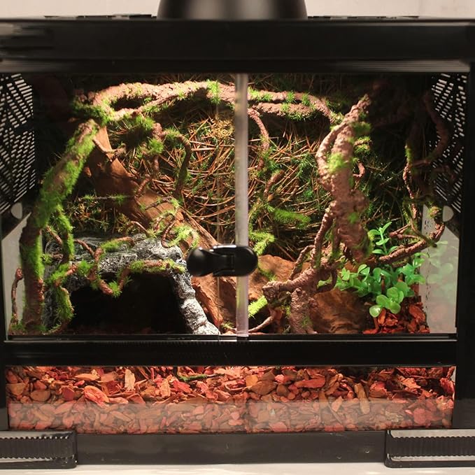 BNOSDM Reptile Bend-A-Branch Vines with Moss Bendable Jungle Climbing Vine Pet Habitat Decor for Bearded Dragons Chameleon Geckos Snakes Lizards Frogs BNOSDM
