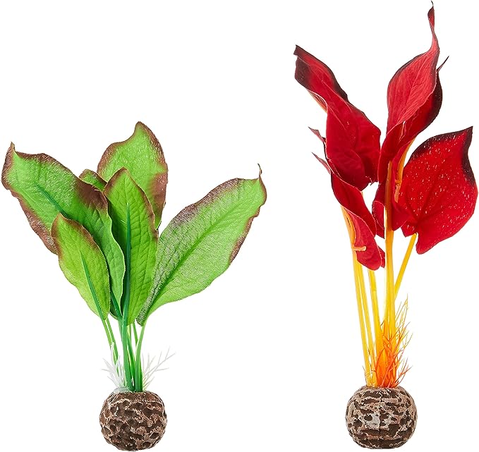 biOrb Silk Plant Set Small Green & red (46099) biOrb