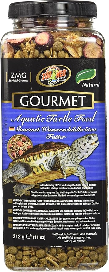 Zoo Med Gourmet Aquatic Turtle Food 11 oz. ZooMed