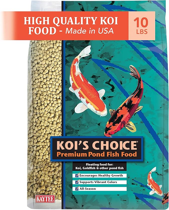 Kaytee Koi's Choice Koi Floating Fish Food, 10 Pound Kaytee