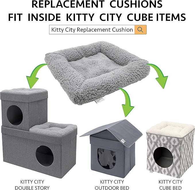 Kitty City Claw Mega Kit 2.0 Furniture, Cat Cushion, Cat Scratch - PAWPICO