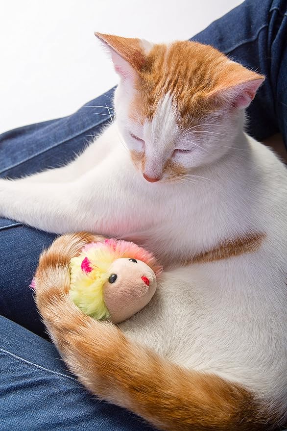 HARTZ Just For Cats Running Rodent Vibrating Plush Mouse Cat Toy - PAWPICO