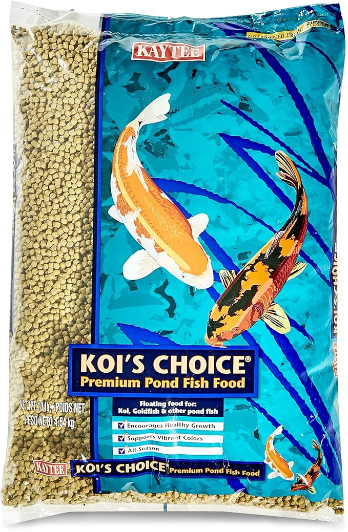 Kaytee Koi's Choice Koi Floating Fish Food, 10 Pound Kaytee