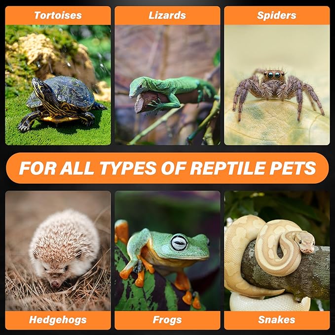 Simple Deluxe 75W Ceramic Heat Emitter 2-Pack, Reptile Heat Lamp No Light Emitting Heat Bulbs for Amphibian Terrarium, Bearded Dragon Lizard Snake Turtle, Brooder Coop Incubating Chicken SimpleDeluxe
