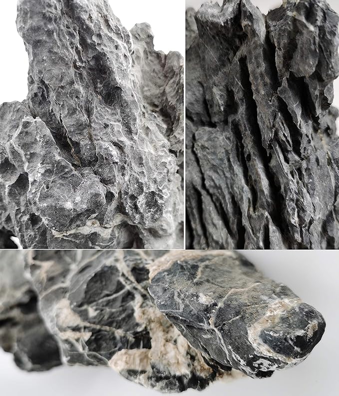 Voulosimi 18 lb Seiryu Rock Stone for Aquariums, Landscaping Model,Tank Decoration Voulosimi