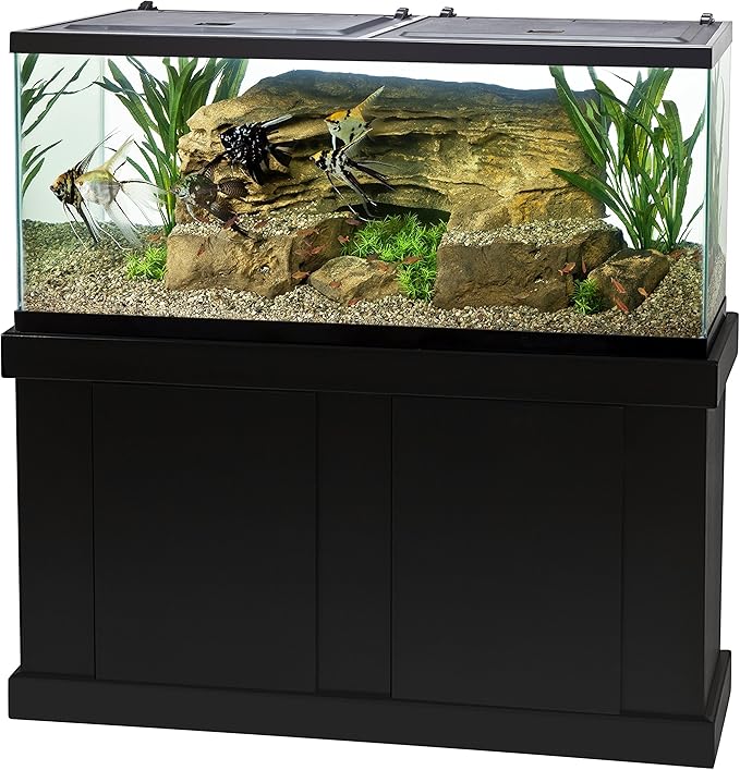 Tetra 55 Gallon Aquarium Kit with Fish Tank, Fish Net, Fish Food, Filter, Heater and Water Conditioners Tetra