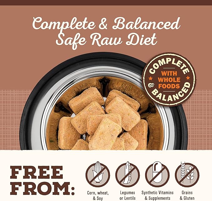 Primal Freeze Dried Raw Dog Food Nuggets, Pork, Complete & Balanced Meal, Also Use as Topper or Treat, Premium, Healthy, Grain Free, High Protein Raw Dog Food, 14 oz PrimalPetFoods