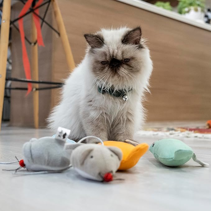 Mr. Pen- Catnip Toys, 7 Pcs, Mouse Cat Toy, Catnip Toys for Indoor Cats, Cat Nip Toys, Catnip Toys for Cats, Mouse Toy for Cats, Cat Toy Mouse, Cat Toys Mice - PAWPICO