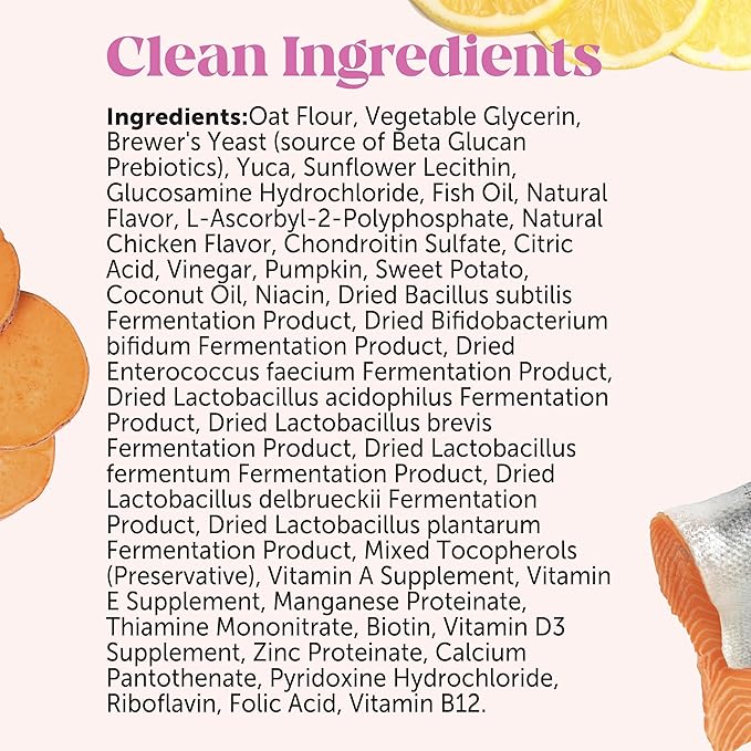 Pet Honesty Multivitamin Dog Supplement, Glucosamine Chondroitin for Dogs, Probiotics, Omega Fish Oil, Dog Supplements & Vitamins, Dog Vitamins for Skin and Coat Allergies, (Chicken 90 ct) PetHonesty