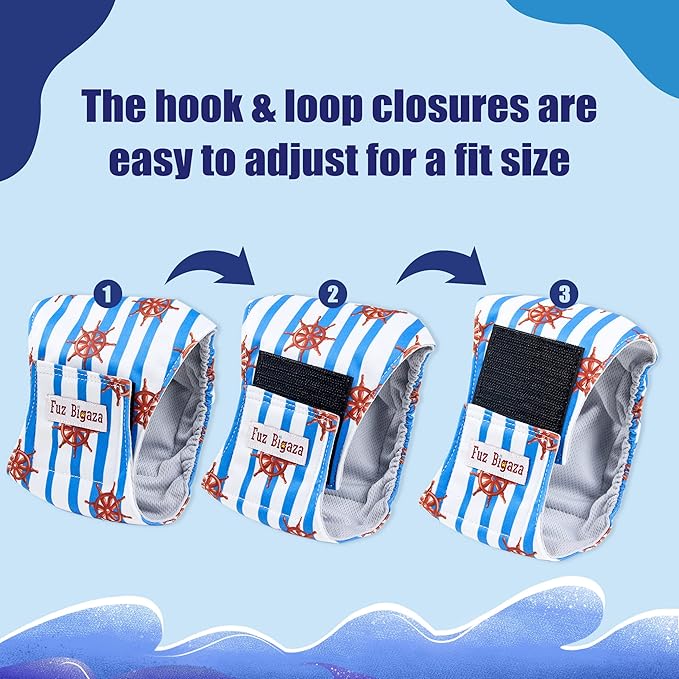 Dog Belly Bands for Male Dogs,Washable Dog Diapers Male,Reusable Dog Wraps Male(3 Pack,Small) - PAWPICO