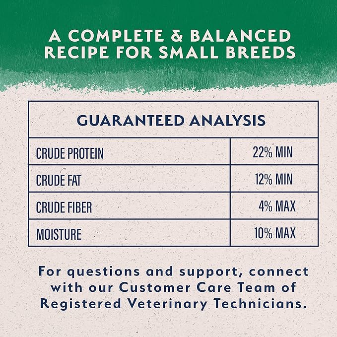 Natural Balance Limited Ingredient Small-Breed Adult Dry Dog Food with Healthy Grains, Lamb & Brown Rice Recipe, 4 Pound (Pack of 1) - PAWPICO