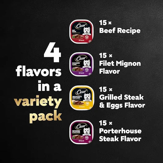 Cesar Adult Wet Dog Food Variety Pack - PAWPICO