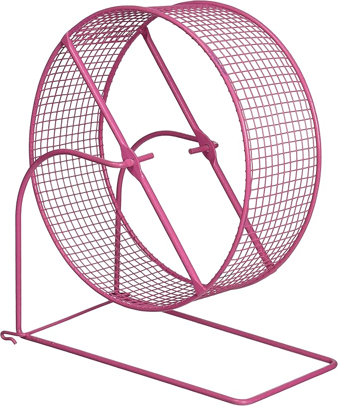 Prevue Pet Products 90013 Wire Mesh Hamster/Gerbil Wheel Toy for Small Animals, 8-Inch, Colors Vary Prevue+Pet+Products