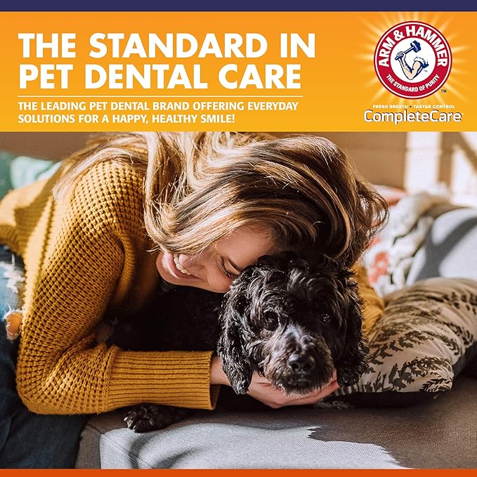 Arm & Hammer Complete Care Enzymatic Dog Toothpaste, 6.2 oz - Dog Toothpaste for Puppies and Adult Dogs, Arm and Hammer Toothpaste for Dogs - Pet Toothpaste, Dog Dental Care and Clean Dog Teeth ARMHAMMER