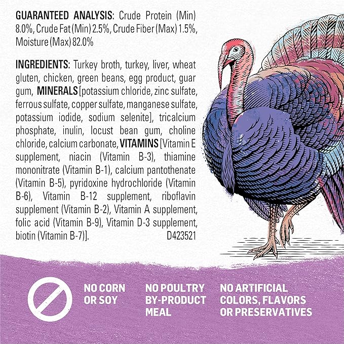 Beyond Purina Grain Free Gravy Wet Dog Food, Grain Free Turkey & Green Bean Recipe in Gravy - (12) 12.5 oz. Cans (Pack of 2) - PAWPICO