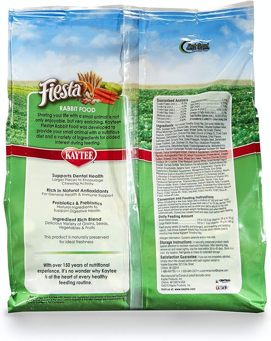 Kaytee Fiesta Rabbit Food 3.5 lb Kaytee