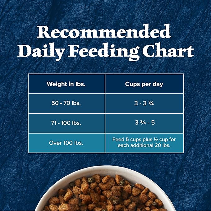 Blue Buffalo Wilderness Rocky Mountain Recipe Natural High-Protein Dry Food for Large Breed Dogs, Bison & Grain, 28-lb bag - PAWPICO