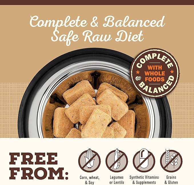 Primal Freeze Dried Raw Dog Food Nuggets, Lamb, Complete & Balanced Meal, Also Use as Topper or Treat, Premium, Healthy, Grain Free, High Protein Raw Dog Food, 14 oz PrimalPetFoods