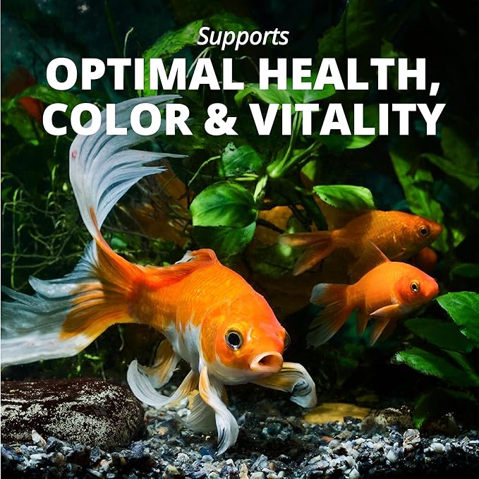 Tetra Goldfish Flakes, Nutritionally Balanced Diet for Aquarium Fish, Vitamin C Enriched Flakes, 8.81 Ounces Tetra