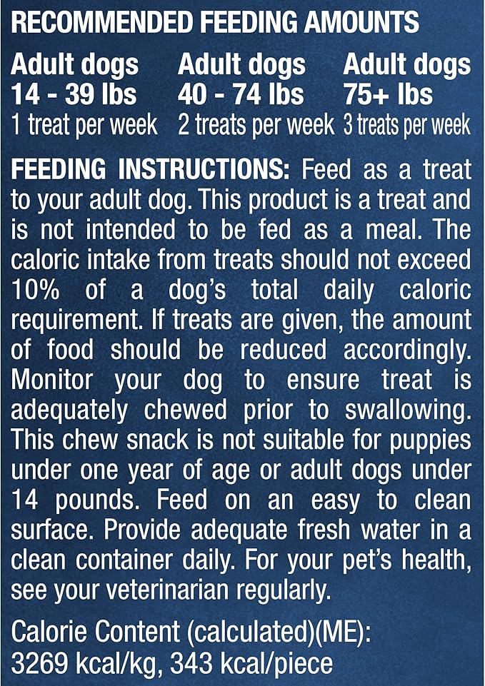 Purina Busy Bone Made in USA Facilities, Long Lasting Small/Medium Breed Adult Dog Chews, Peanut Butter Flavor - 6 Count (Pack of 1) - PAWPICO