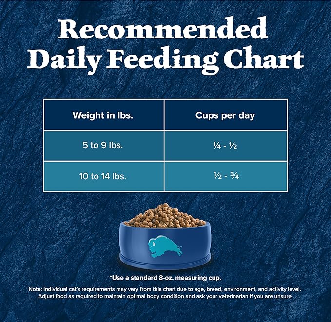 Blue Buffalo Wilderness Natural High Protein Grain Free Salmon Dry Food for Adult Cats 11 lbs. - PAWPICO