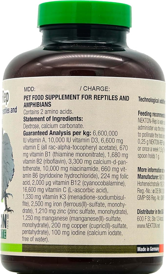 Nekton Rep Vitamin Mineral Supplement for Reptiles 300gm NEKTON