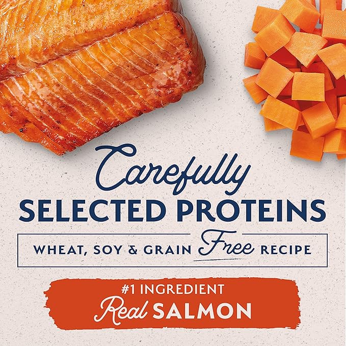 Natural Balance Limited Ingredient Small Breed Adult Grain-Free Dry Dog Food, Salmon & Sweet Potato Recipe, 4 Pound (Pack of 1) - PAWPICO