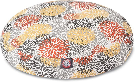 Majestic Pet Citrus Blooms Small Round Pet Bed - PAWPICO