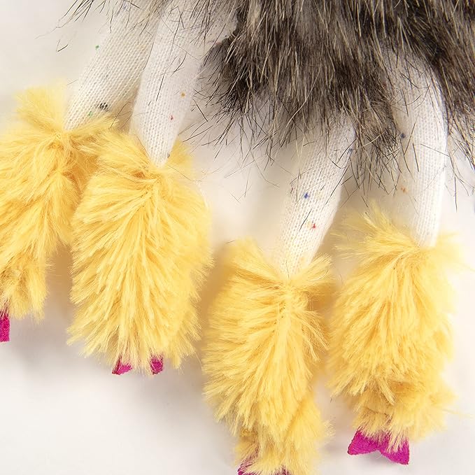 Petlinks HappyNip Loopy Llama Plush Cat Toy, Contains Silvervine & Catnip - Yellow, One Size - PAWPICO