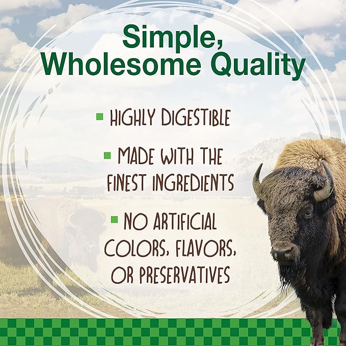 Nylabone Healthy Edibles Wild Natural Long-Lasting Bison Flavor Bone Chew Treats for Dogs, Small (16 Count) (Pack of 2) - PAWPICO