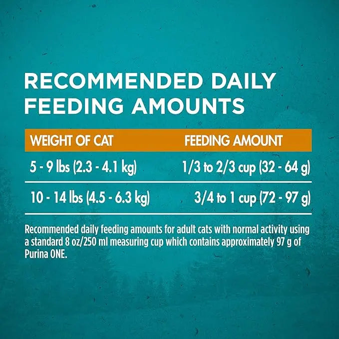 Purina ONE Natural, High Protein, Grain Free Dry Cat Food, True Instinct With Real Chicken - 3.2 lb. Bag - PAWPICO