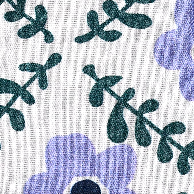 GAMUDA Small Dog Harness Collar and Leash Set, Step in No Chock No Pull Soft Mesh Adjustable Dog Vest Harnesses Plaid Reflective for Dogs Puppy Cats Kitten Rabbit (Purple Flower, XL) GAMUDACollarsCollection