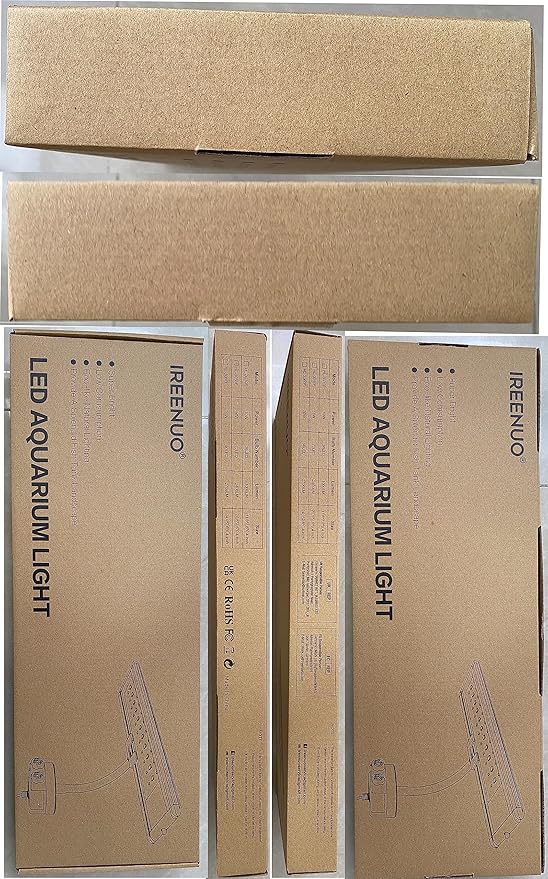 IREENUO Aquarium LED Light, Full Spectrum Fish Tank Clip on Light with Remote, Color Changing Lighting for Reef Coral Aquatic Plants and Fish Keeping (16W(20.4 inch)) SpeciallyforyourpettoprovideavarietyofqualityproductsYearsofresearchexperienceinpetwarmcoattoprovideyourpetwiththewarmestprotectioninwinter