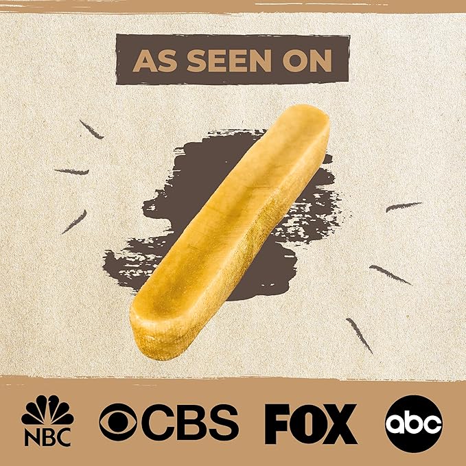 Mighty Paw Yak Cheese Chews for Dogs | All-Natural Long Lasting Pet Treats. Odorless and Great for Oral Health. Limited-Ingredient Chews for Puppies & Power-Chewers (Monster, 1 Pack) - PAWPICO