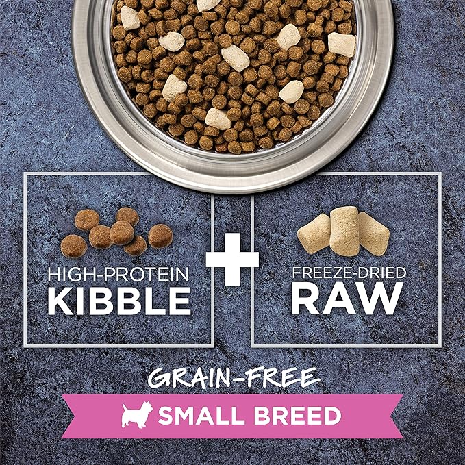 Instinct Raw Boost Small Breed Grain Free Recipe with Real Chicken Natural Dry Dog Food, Bag, 10 Pound (Pack of 1) - PAWPICO