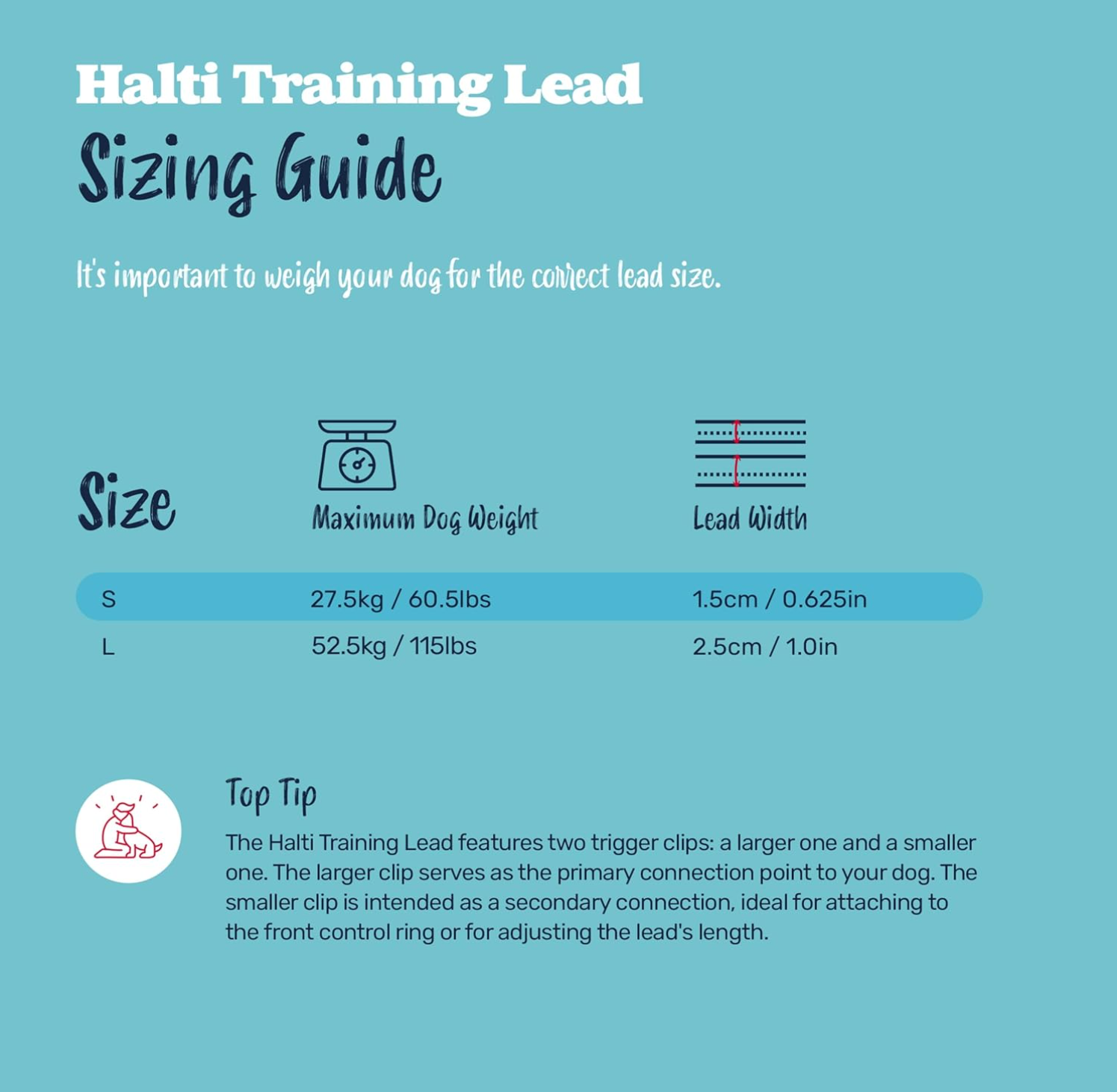 Halti Training Leash - Multifunctional Double-Ended Dog Leash, Ideal for Anti-Pulling Dog Training. Lightweight, Soft & Durable. Suitable for Puppies and Small Dogs (Size Small, Red, 2m) CompanyofAnimals