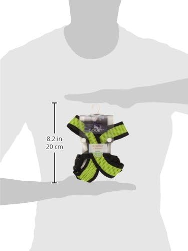 Gooby Comfort X Head In Harness - Green, Small - No Pull Small Dog Harness, Patented Choke-Free X Frame - Perfect on the Go Dog Harness for Medium Dogs No Pull or Small Dogs for Indoor and Outdoor Use Gooby