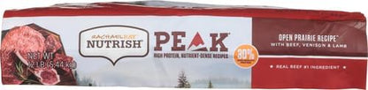 Rachael Ray Nutrish PEAK Natural Dry Dog Food, Open Prairie Recipe with Beef, Venison & Lamb, 12 Pounds, Grain Free (Packaging May Vary) - PAWPICO