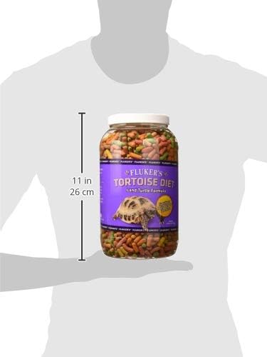 Fluker's Tortoise Diet, Large Pellet Food, Land Turtle Formula, 3.5 lbs. Flukers