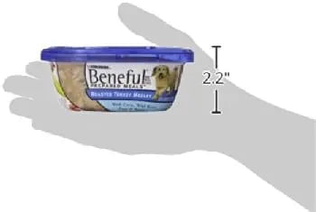 Purina Beneful Gravy Wet Dog Food, Prepared Meals Roasted Turkey Medley - (8) 10 oz. Tubs - PAWPICO