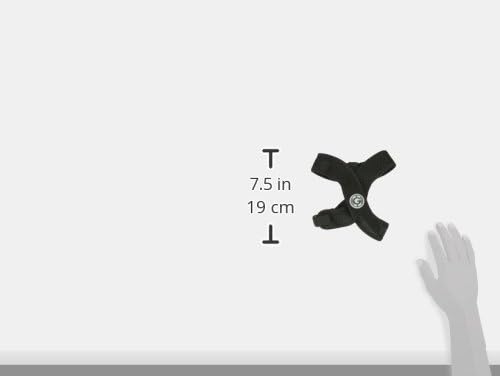 Gooby Comfort X Head In Harness - Black, Medium - No Pull Small Dog Harness Patented Choke-Free X Frame - Perfect on the Go Dog Harness for Medium Dogs No Pull or Small Dogs for Indoor and Outdoor Use Gooby