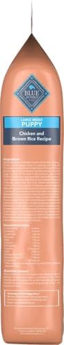 Blue Buffalo Life Protection Formula Large Breed Puppy Dry Dog Food with DHA, Vital Nutrients & Antioxidants, Made with Natural Ingredients, Chicken & Brown Rice Recipe, 15-lb. Bag - PAWPICO